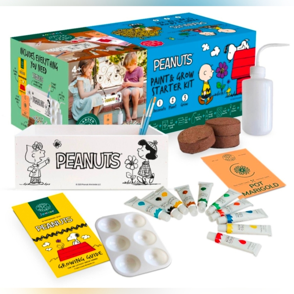 Peanuts paint & grow starter Kit. Bundle With My Other Snoopy / Peanuts Items😊
